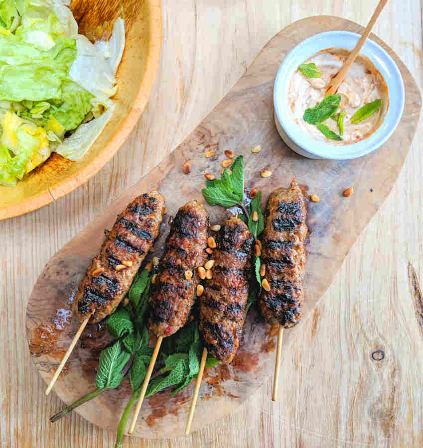 Lamb Koftas With Harissa Dip Recipe Cuisine Fiend
